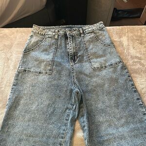Polagram long light blue gradient jeans